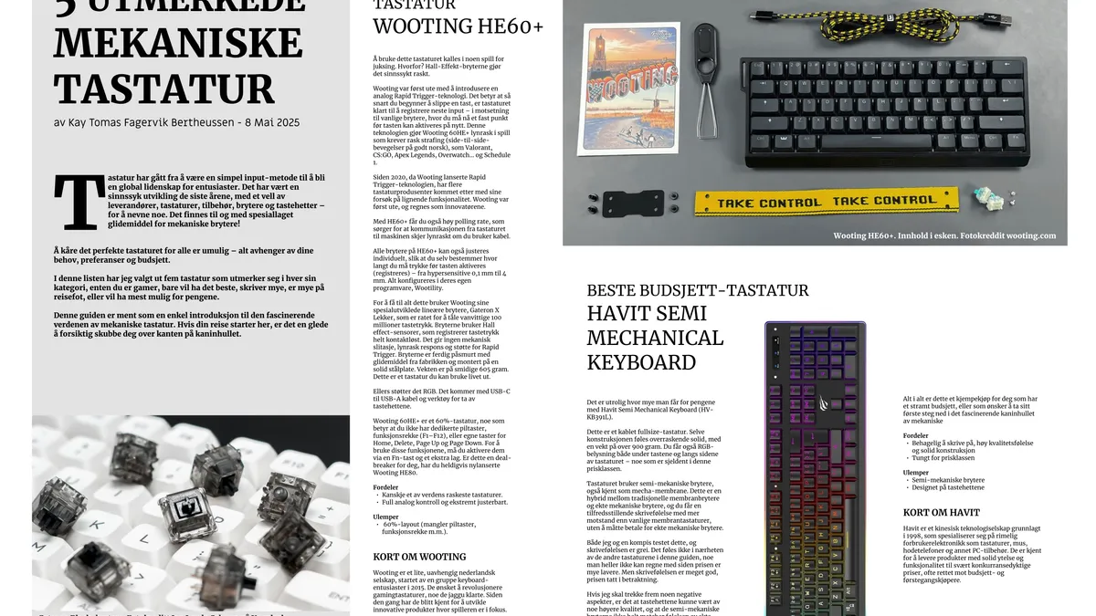 5 Awesome keyboards - Buying guide