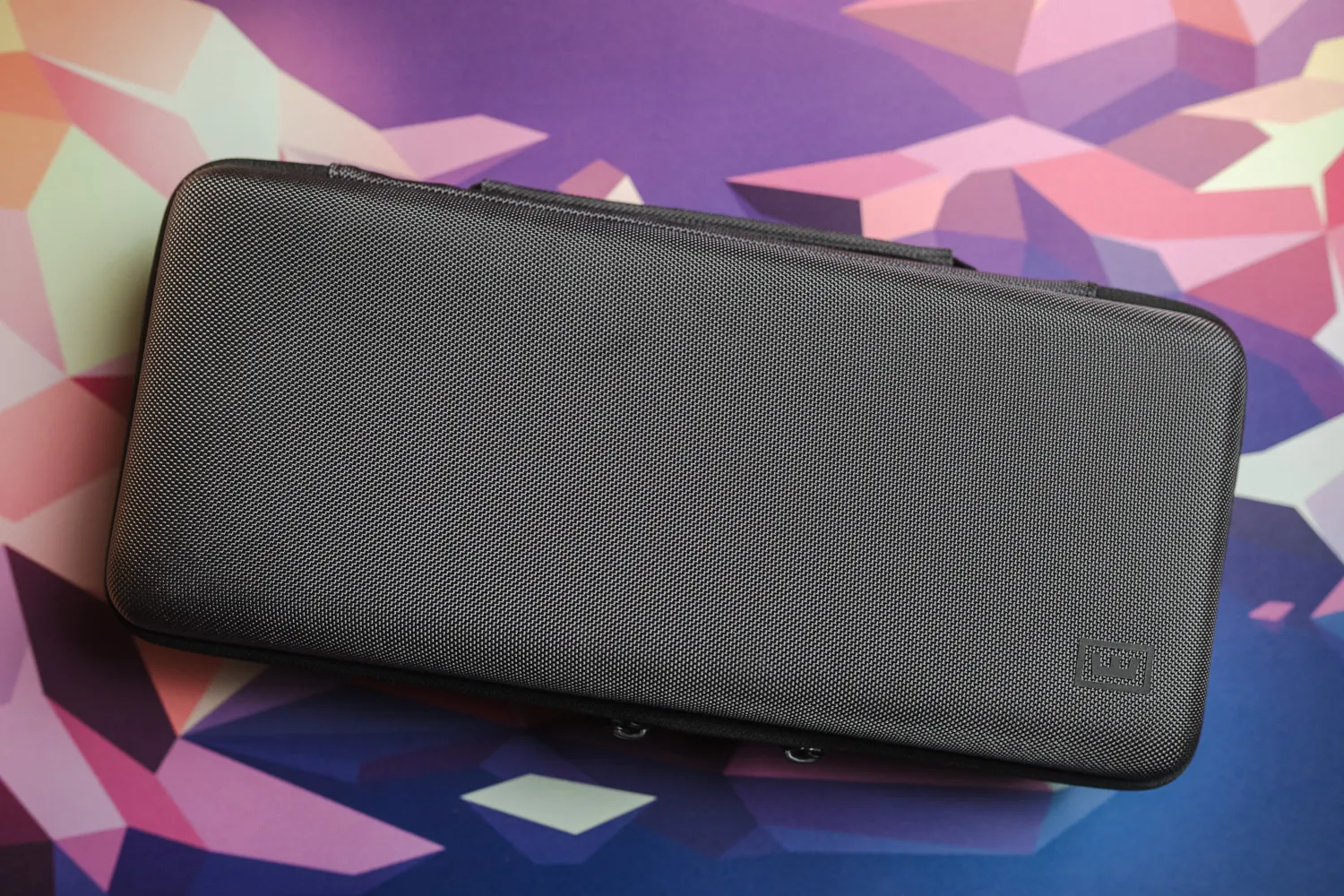 Hard-shell exterior and double zippers