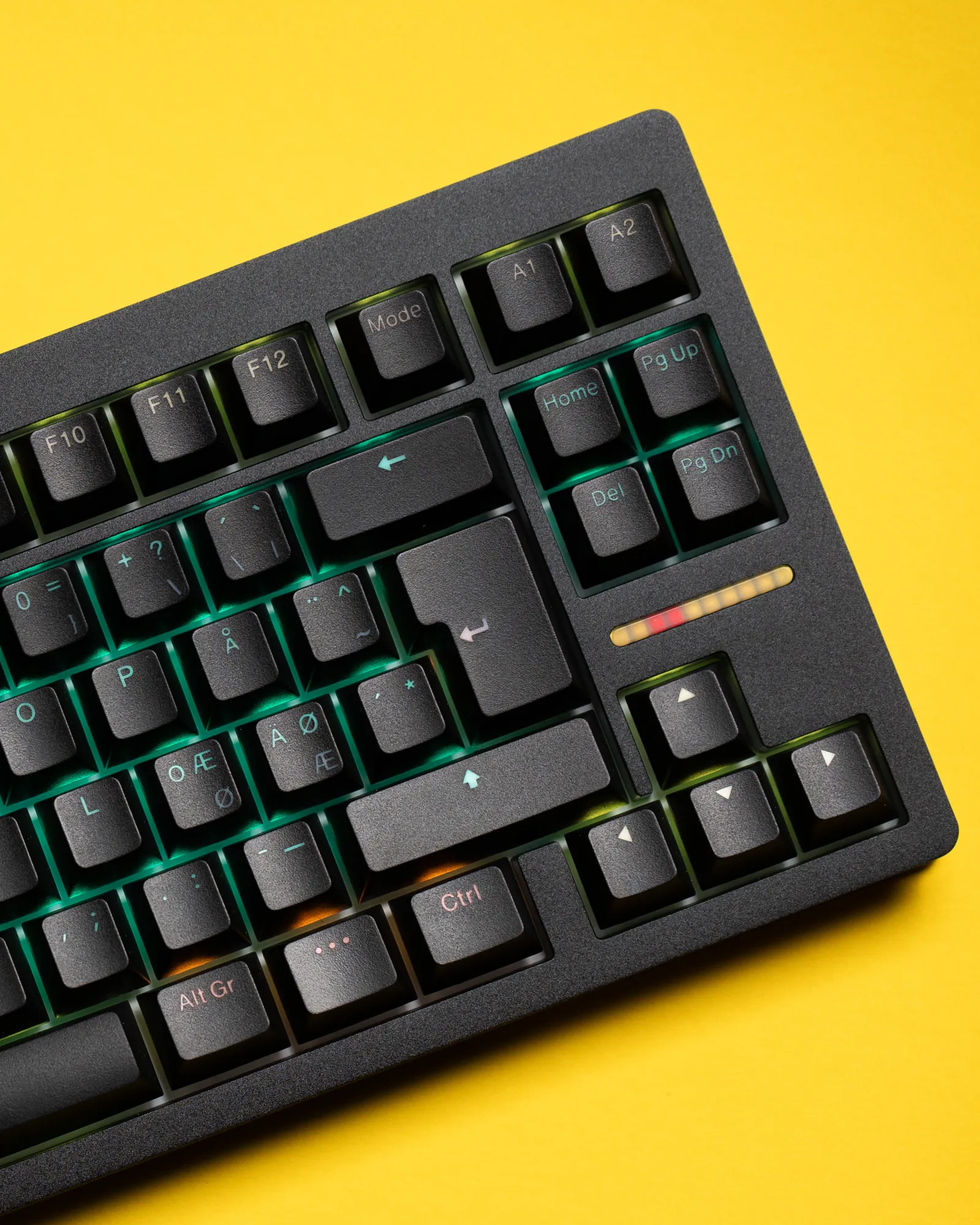 Wooting 80HE Black Zinc with PBT keycaps