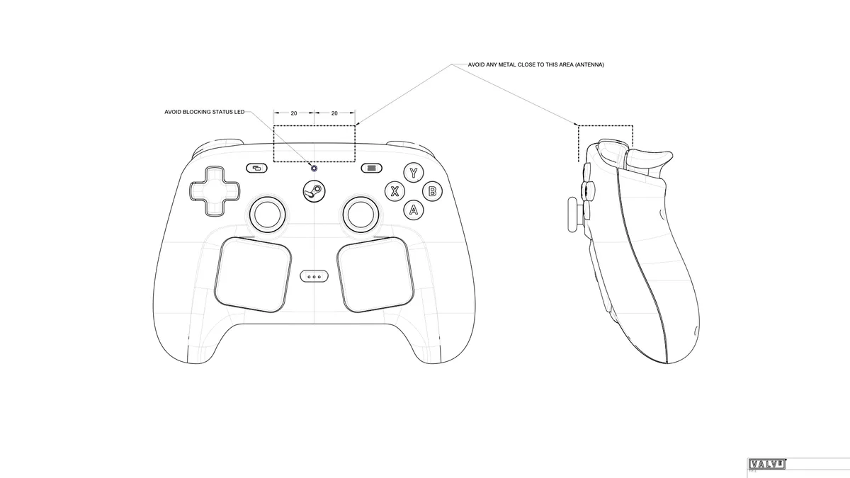 Valve releases 3D CAD files for the new Steam Controller