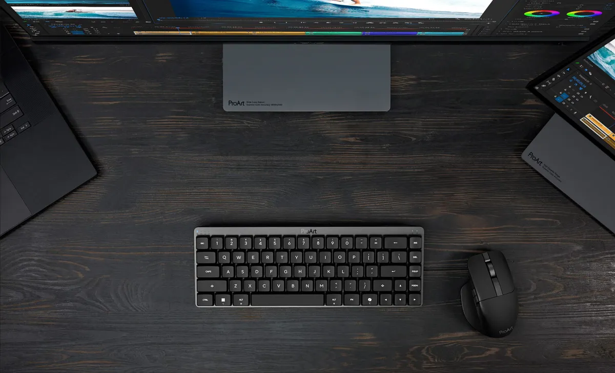 ASUS launches the ProArt KD300 keyboard. A slim keyboard for the creative gamer?