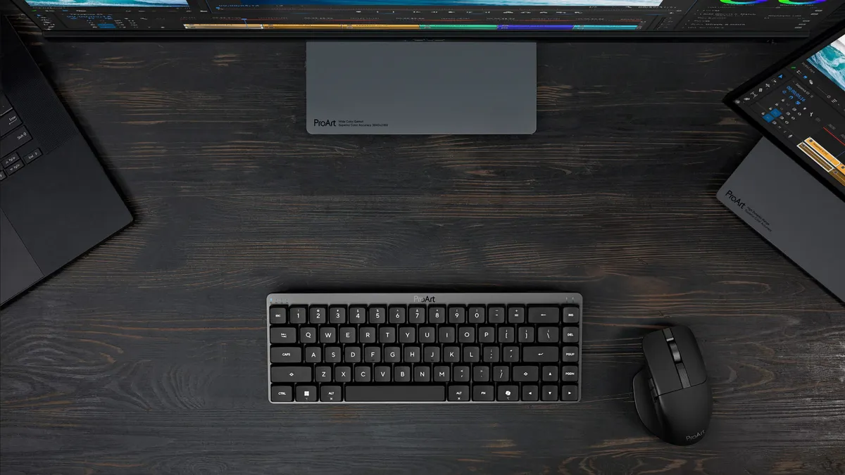 ASUS launches the ProArt KD300 keyboard. A slim keyboard for the creative gamer?