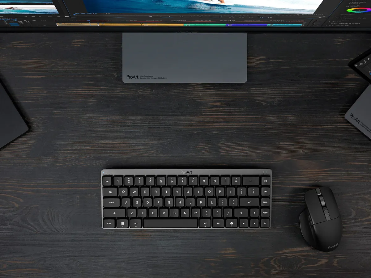 ASUS launches the ProArt KD300 keyboard. A slim keyboard for the creative gamer?