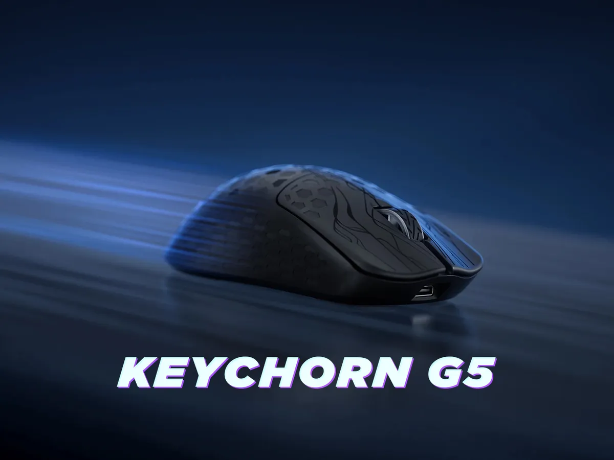 Keychron launches the G5! 43g, left hand support, 8000 Hz and carbon fiber