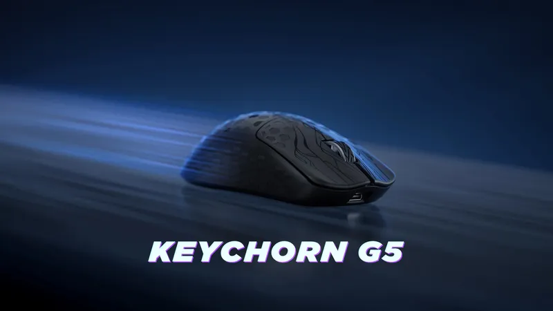 Keychron launches the G5! 43g, left hand support, 8000 Hz and carbon fiber