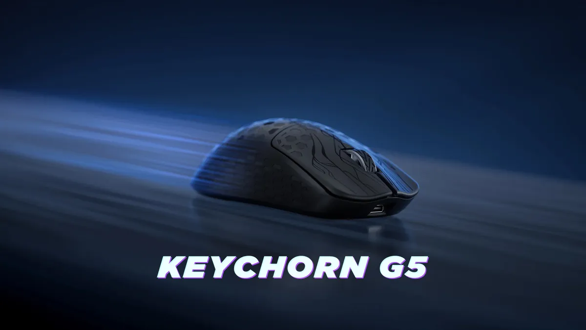 Keychron launches the G5! 43g, left hand support, 8000 Hz and carbon fiber