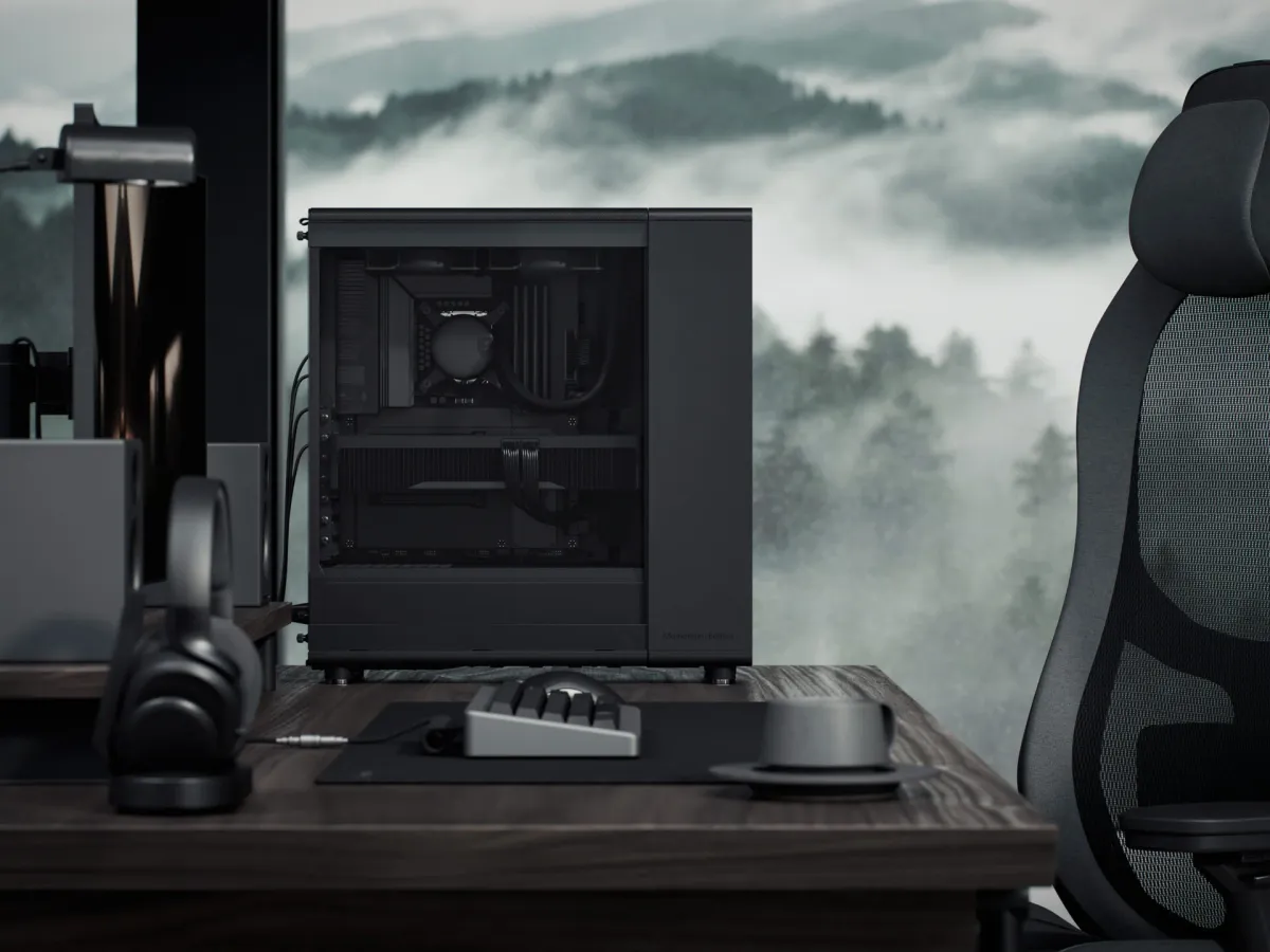 Fractal Design North Momentum Edition - the iconic case goes full black