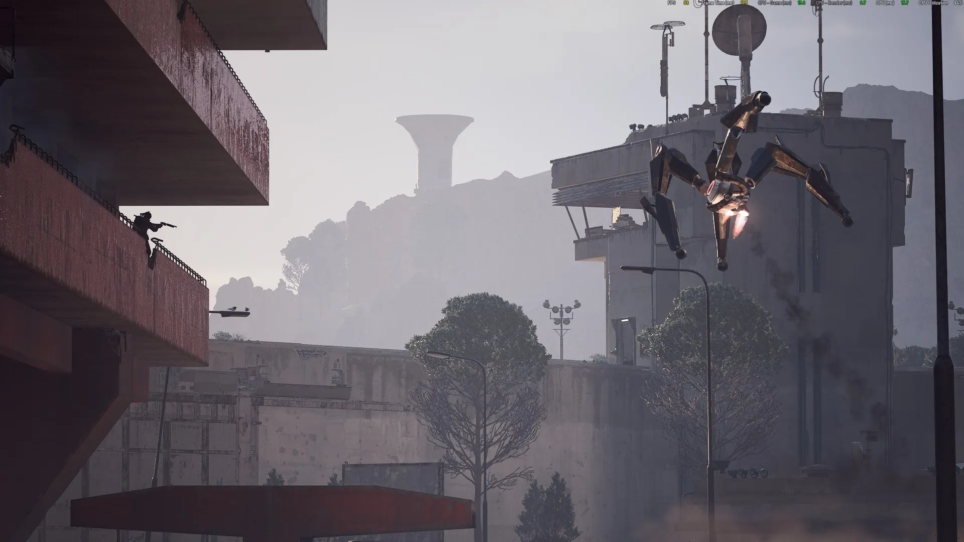 he Arc, here we see the Jumper variant leaping towards a player