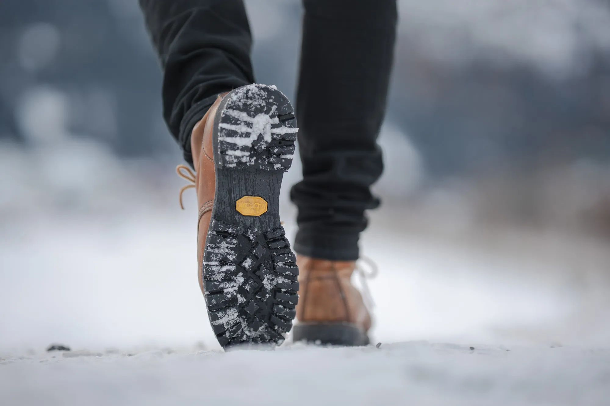 Red Wing Roughneck winter vibram sole