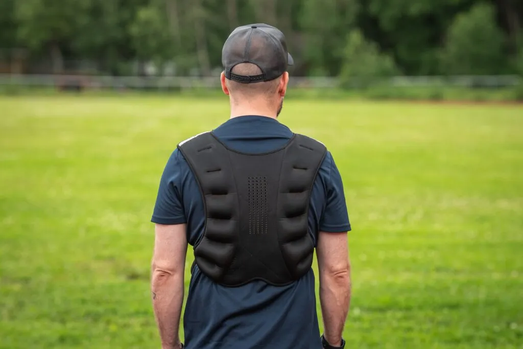 Vest seen from behind