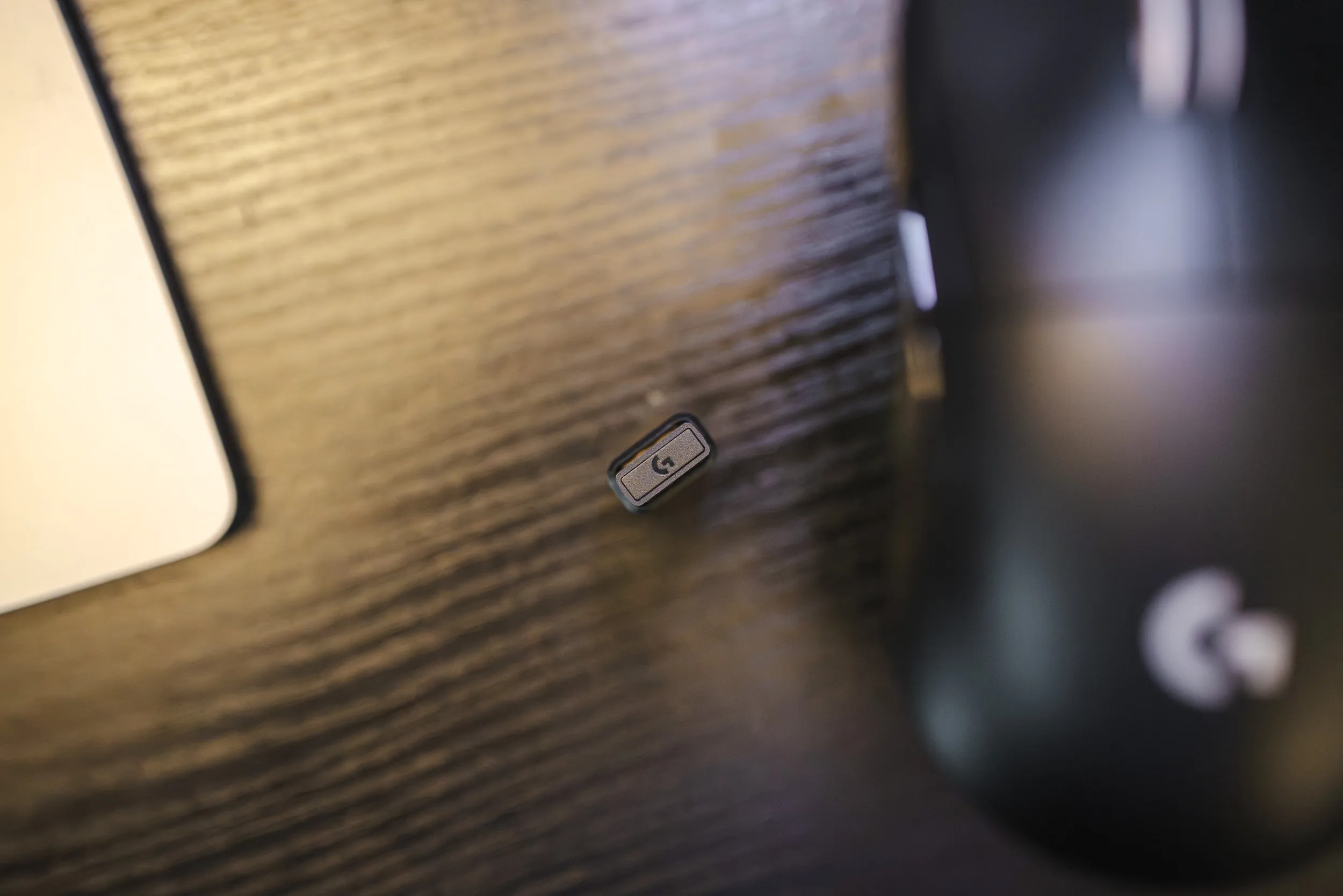 The Lightspeed receiver on the desk with the Superlight 2 out of focus in the background