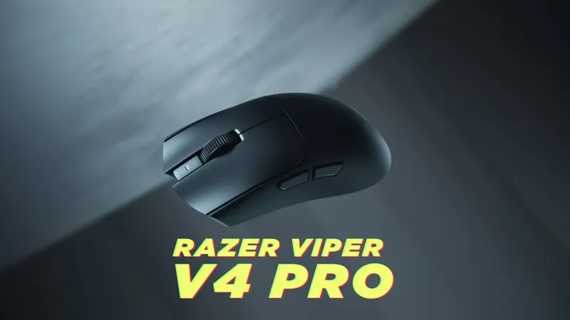 Razer announces the Viper V4 Pro, their fastest wireless mouse yet