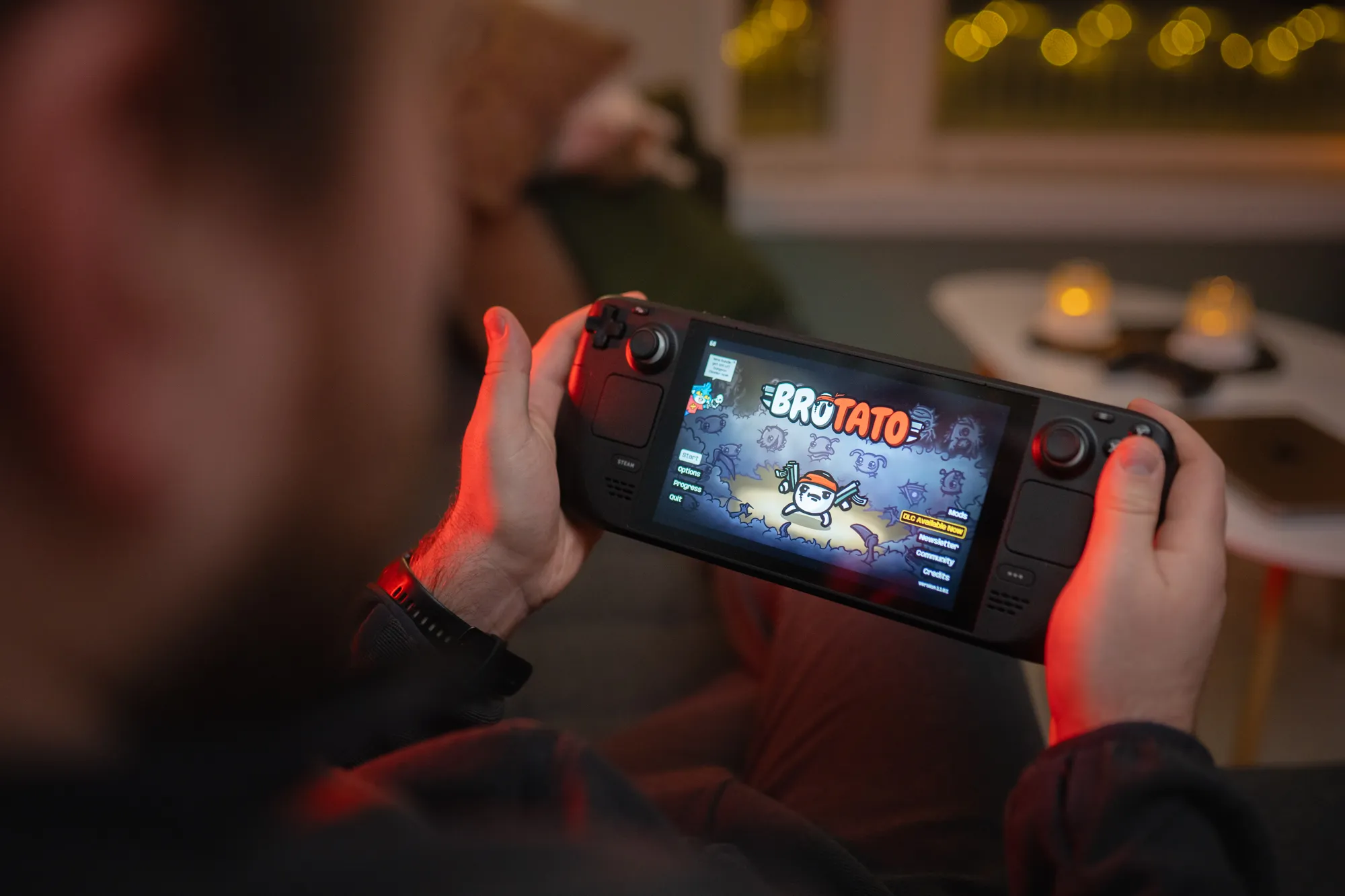 Brotato on the Steam Deck