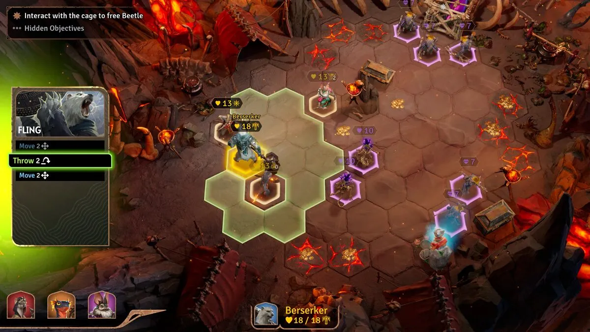 Hex based movement