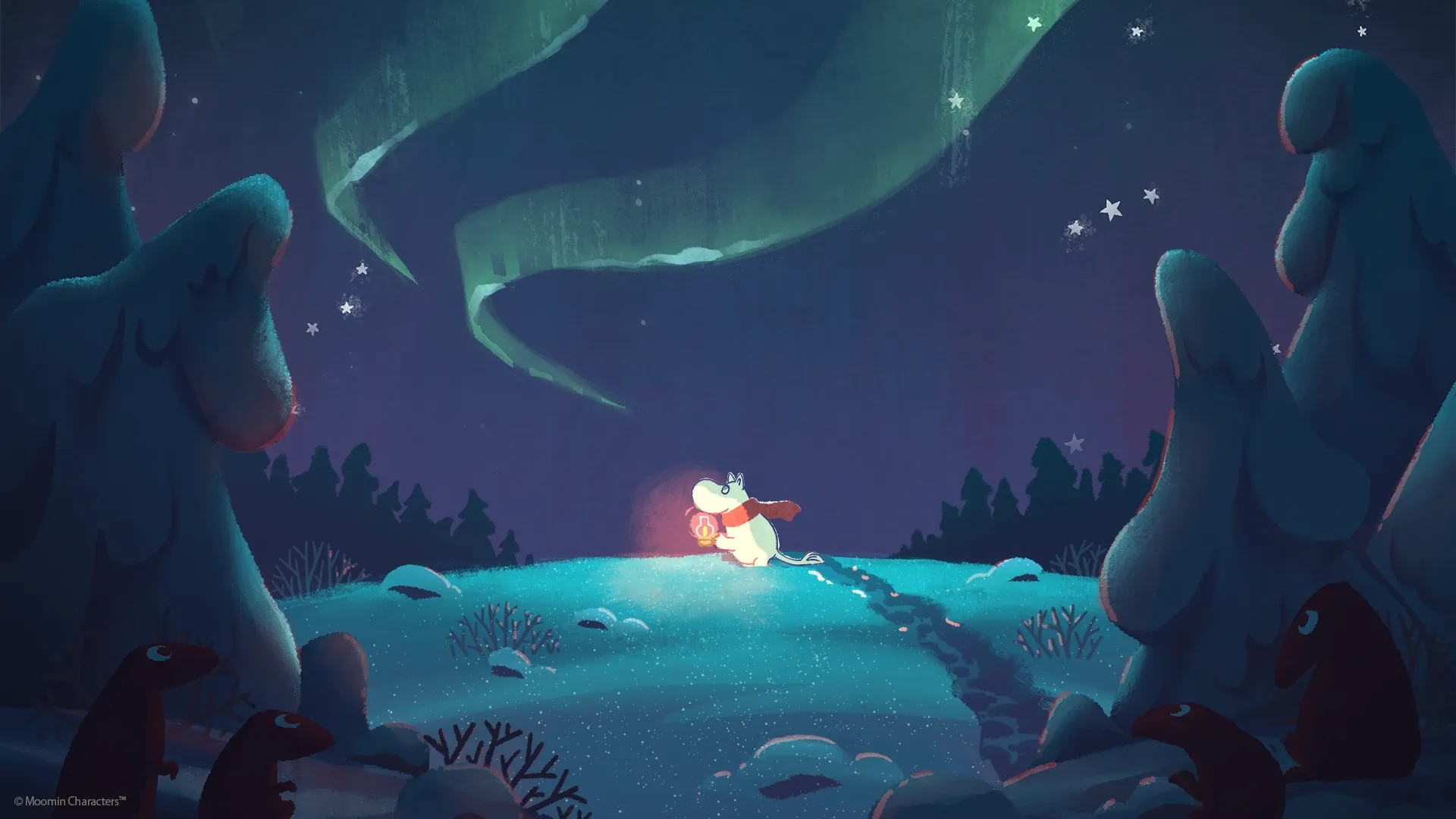 Moomintroll: Winter's Warmth key art / Credit Hyper Games