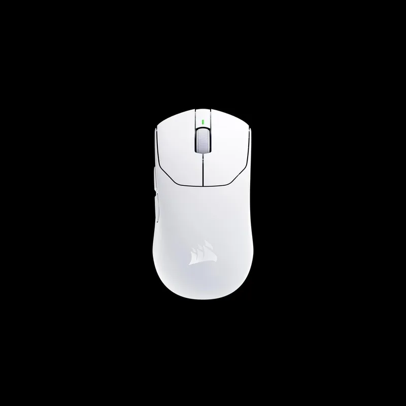 Corsair Sabre v3 Pro PureVector Ultralight in white, seen from above