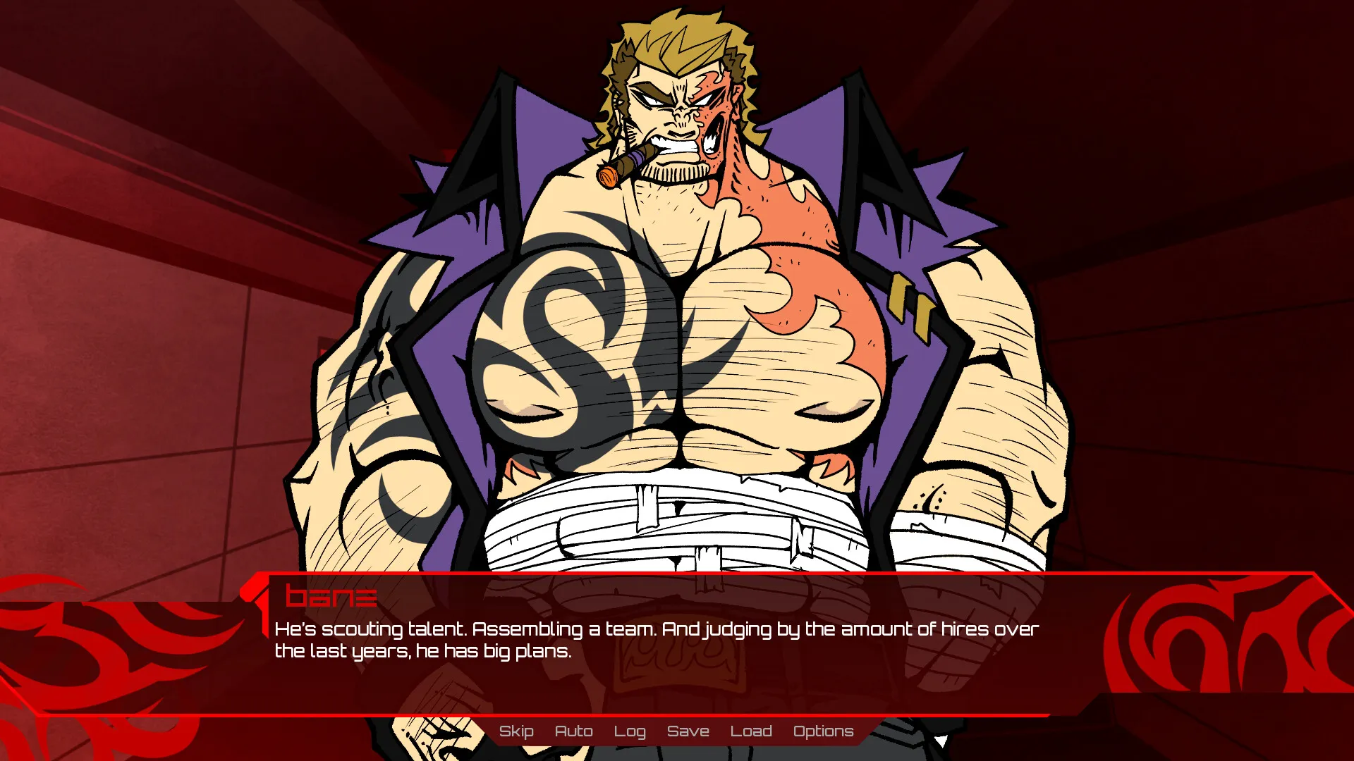 The character Bane in TEKNOKRAT